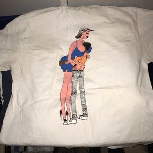 CUSTOM “WEEKEND LOVING” WHITE T-SHIRT